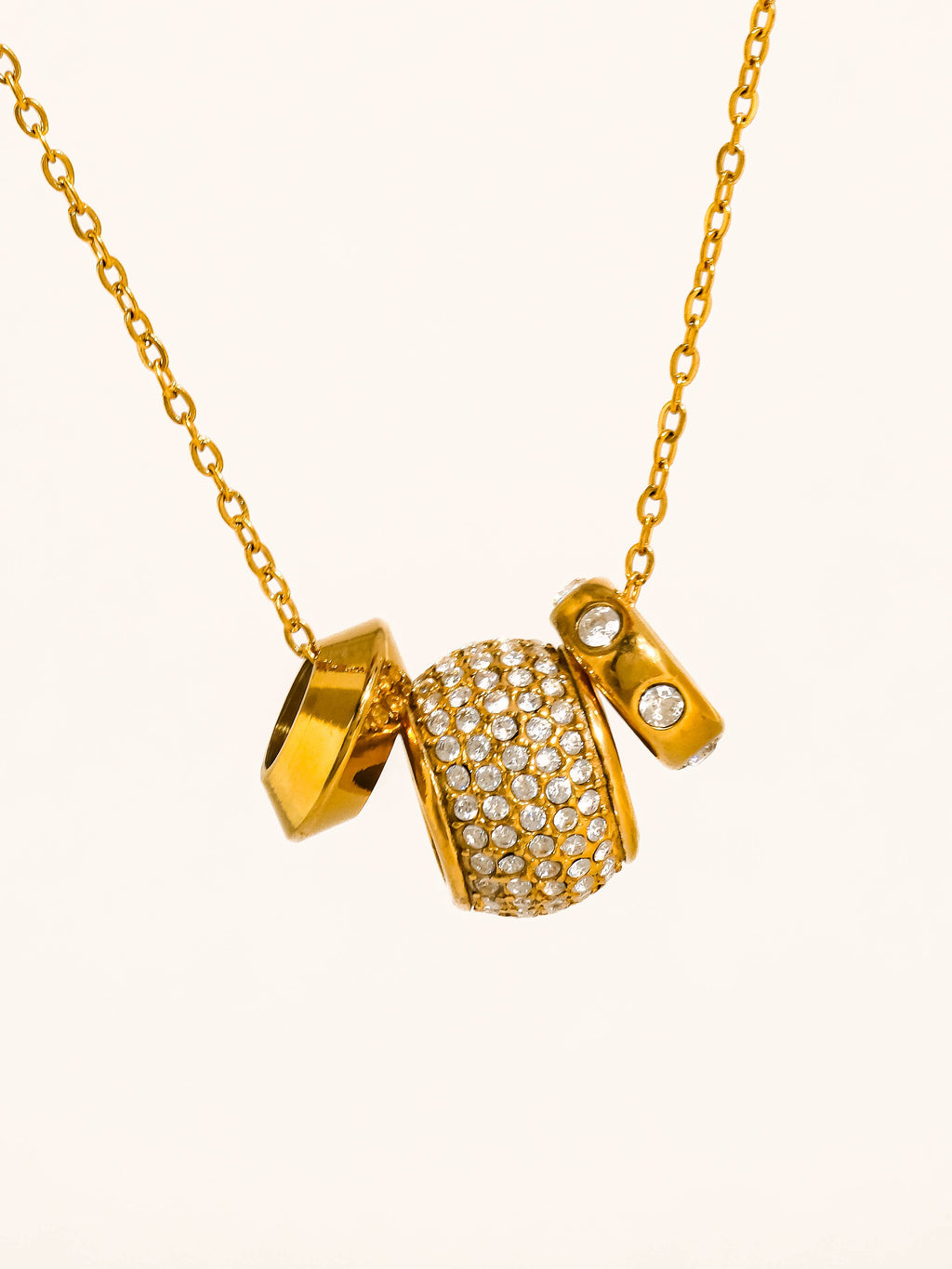 Ella CZ Bead Necklace