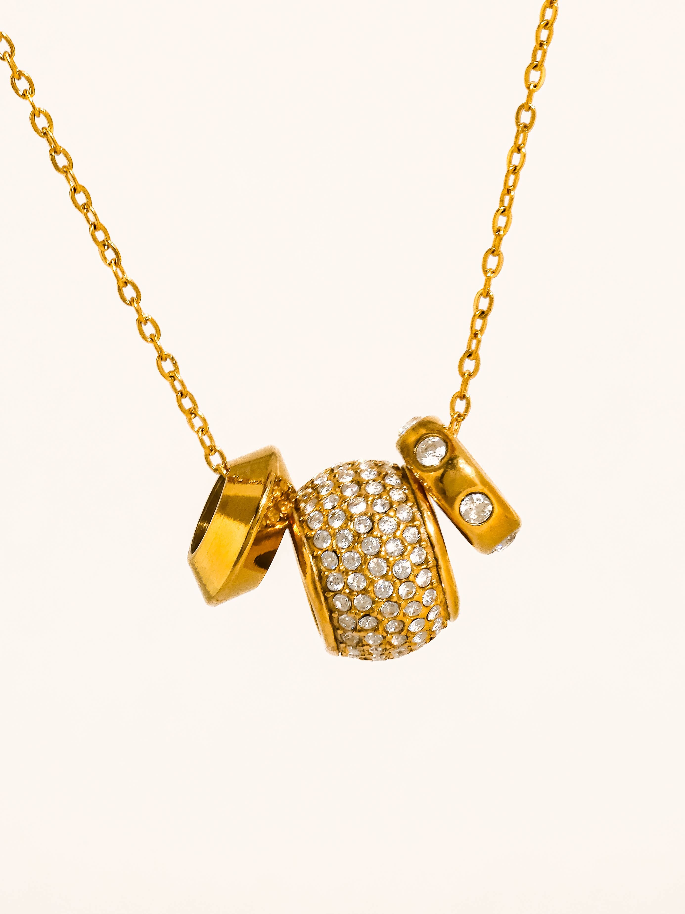 Ella CZ Bead Necklace