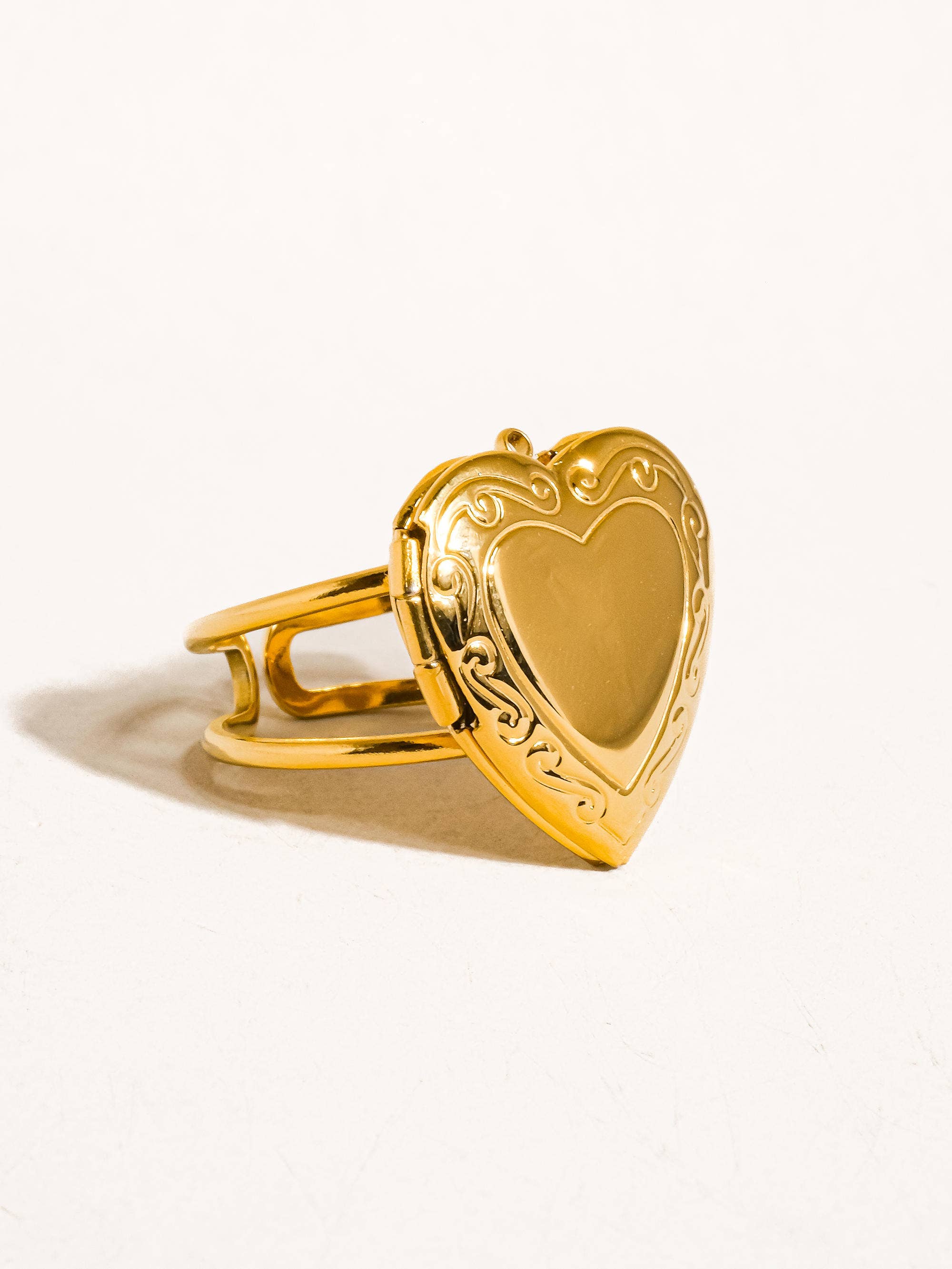 Selina Locket Heart Ring