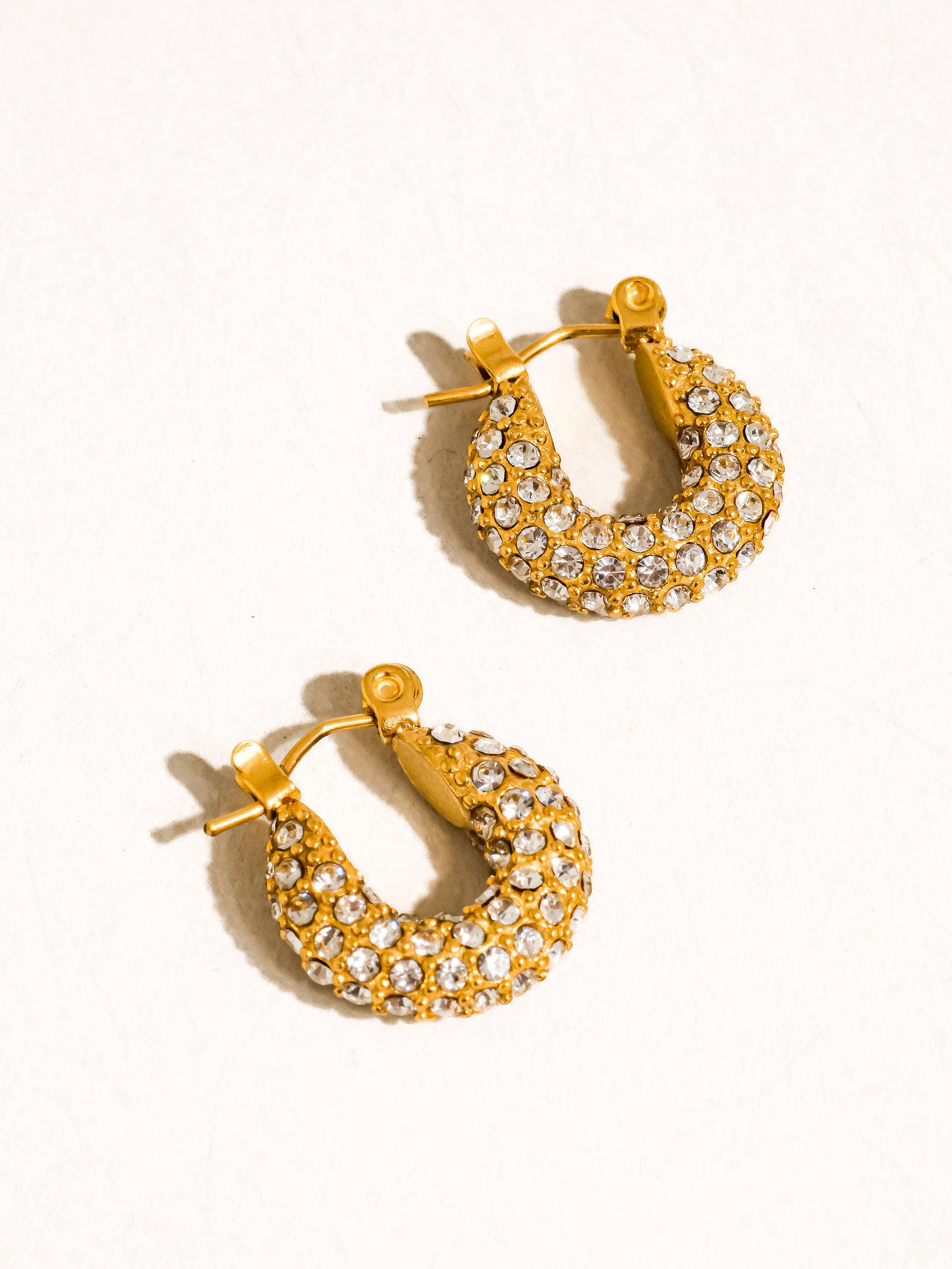 Joleen Glam CZ Hoop Earring