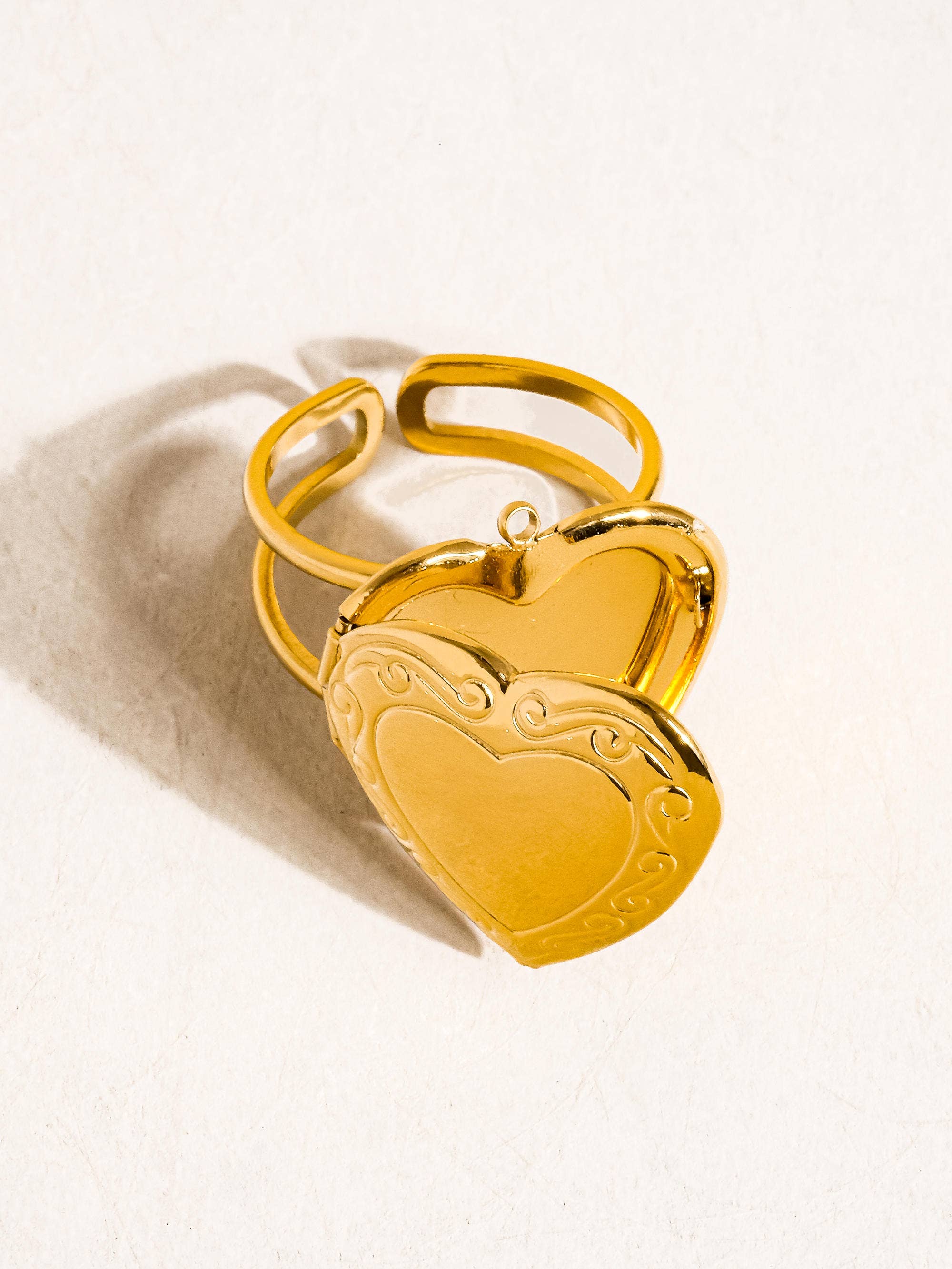 Selina Locket Heart Ring