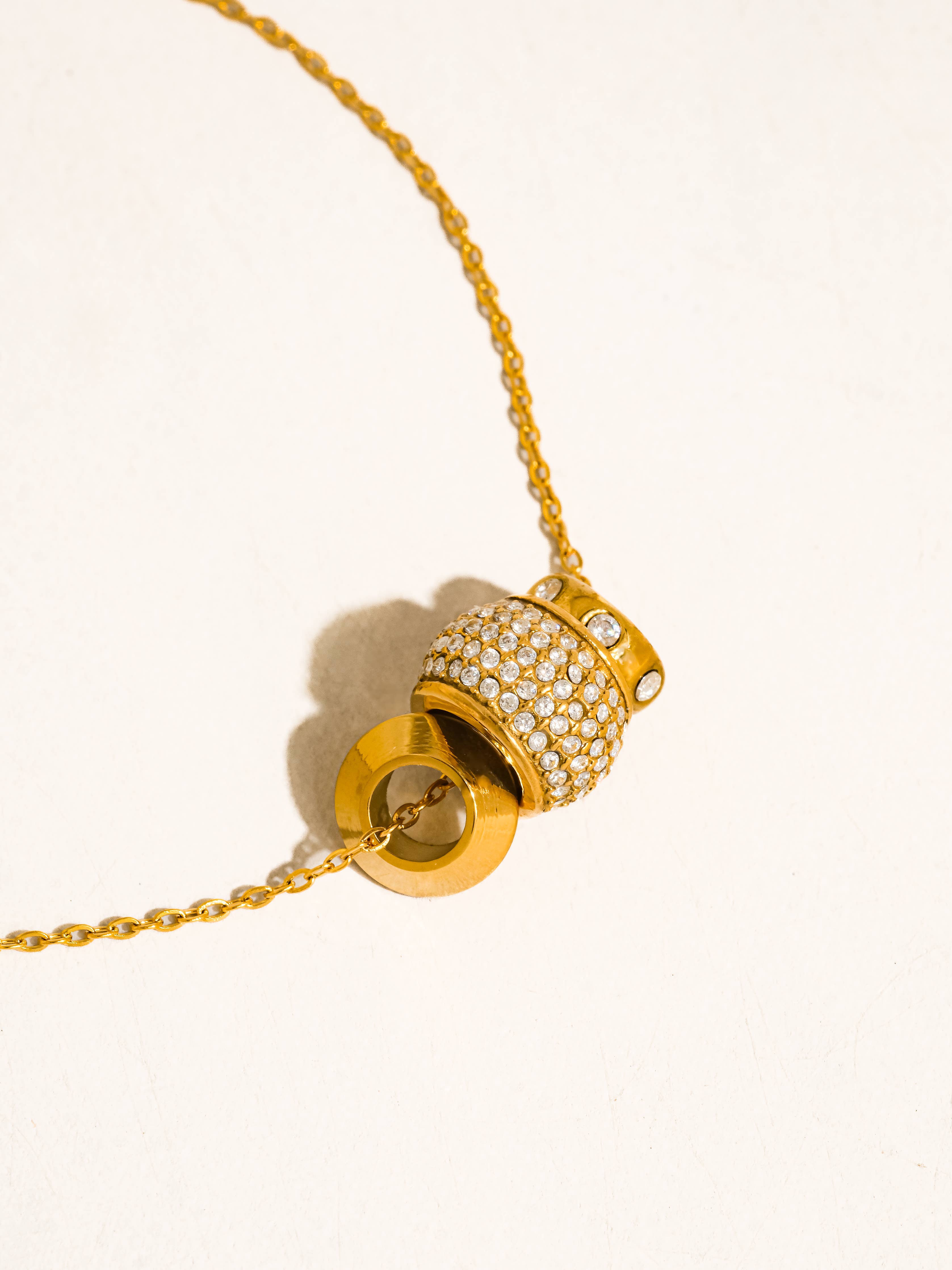 Ella CZ Bead Necklace